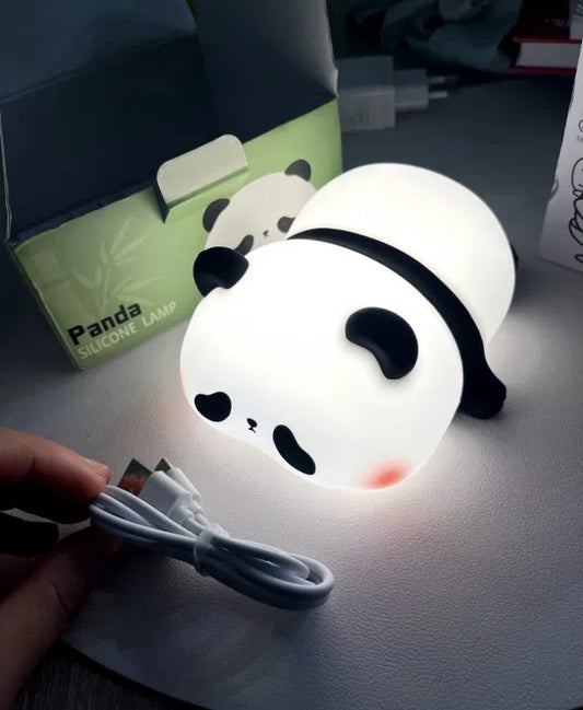 Luminária Panda de Silicone - Com Controle pelo Toque